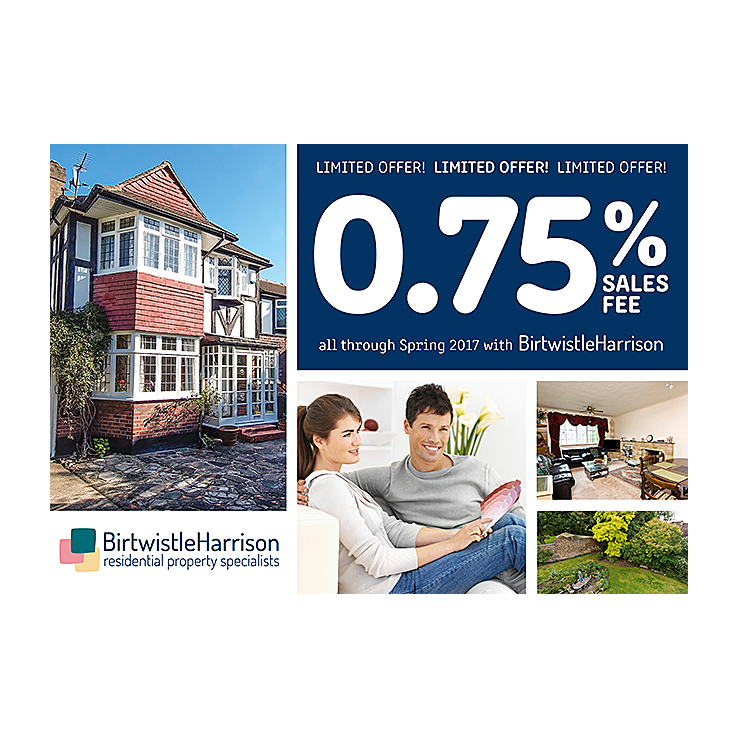 Discount Fee estate agent leaflet