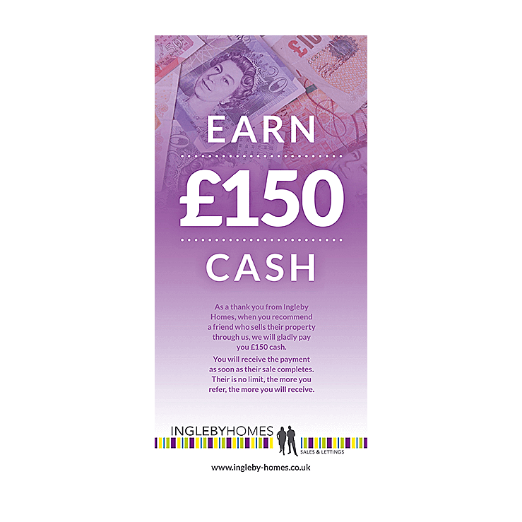 Earn £150 cash referal