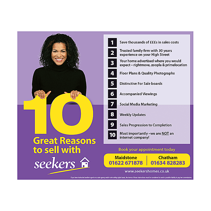 10 good reasons estate agent leaflet design