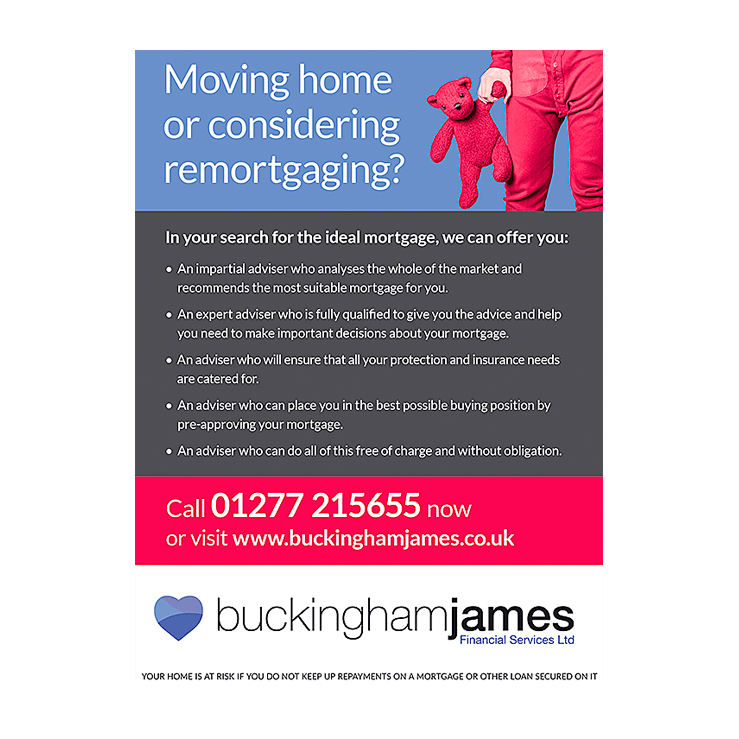 Mortgage leaflet design