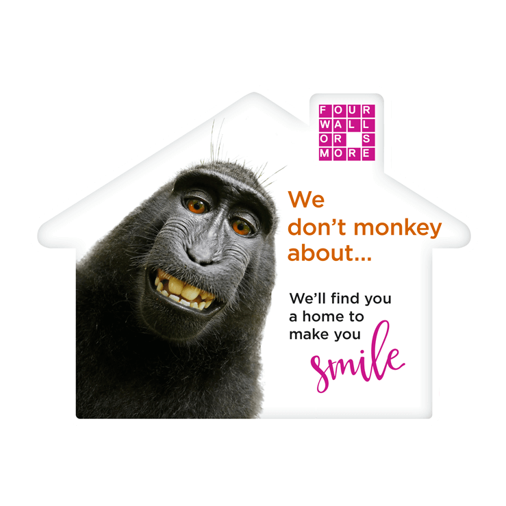 This estate agent does not monkey about