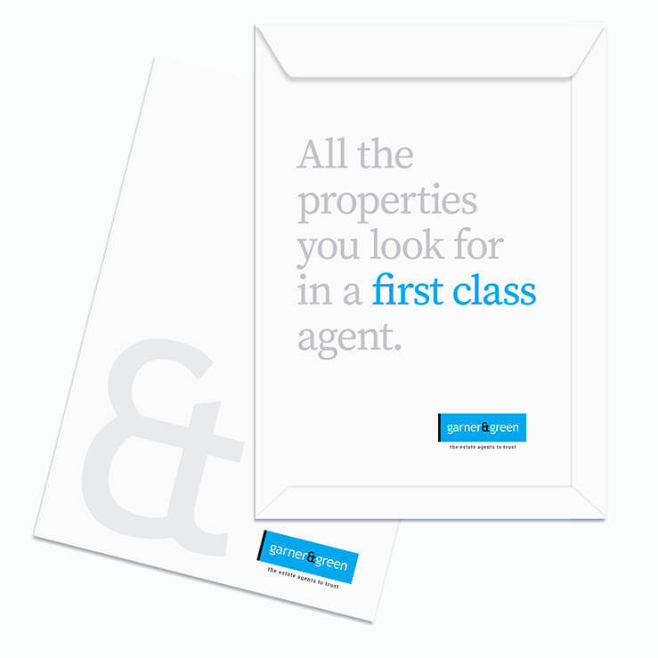 Estate agents printed sample envelope 02