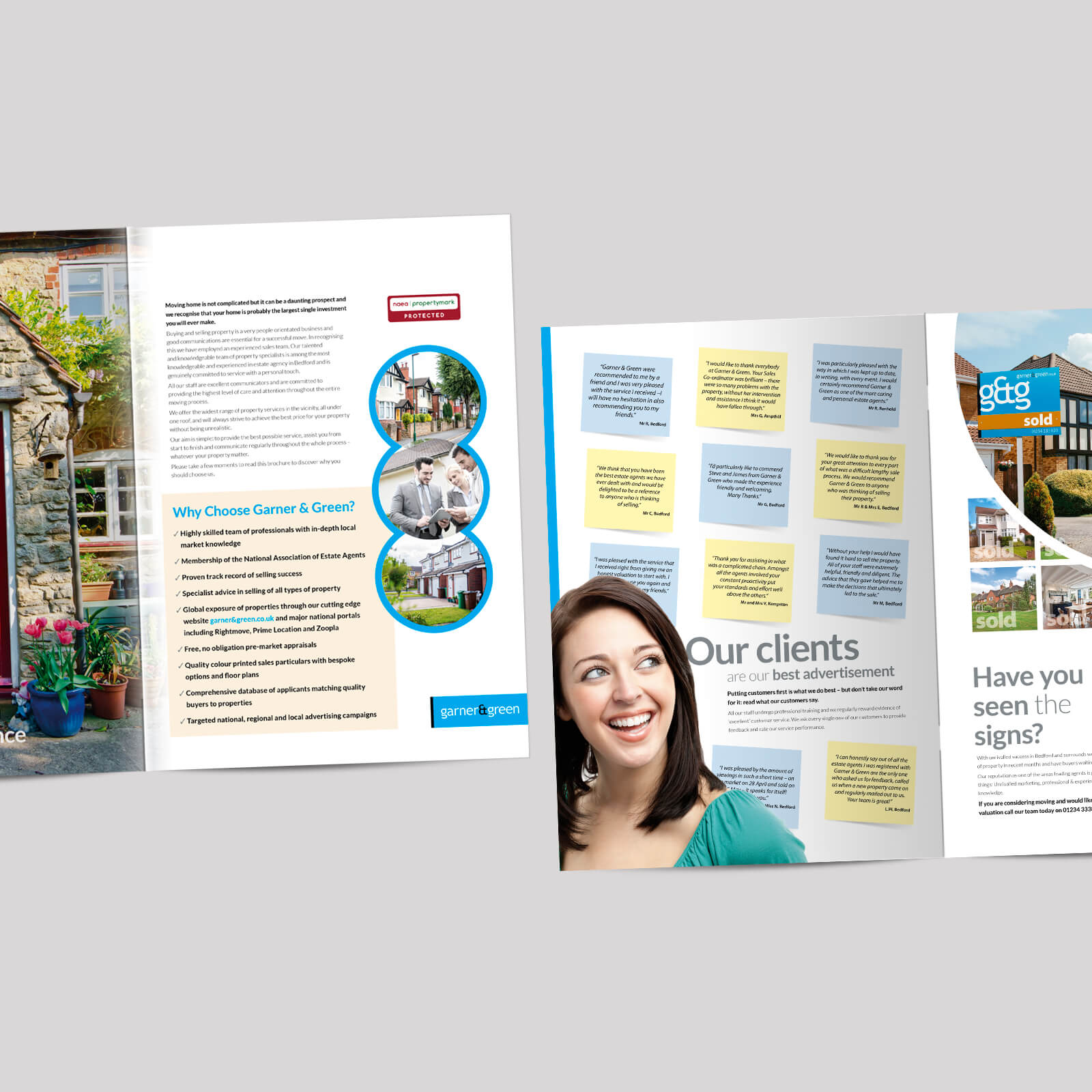 Estate agents 8 page residential sales brochure 02