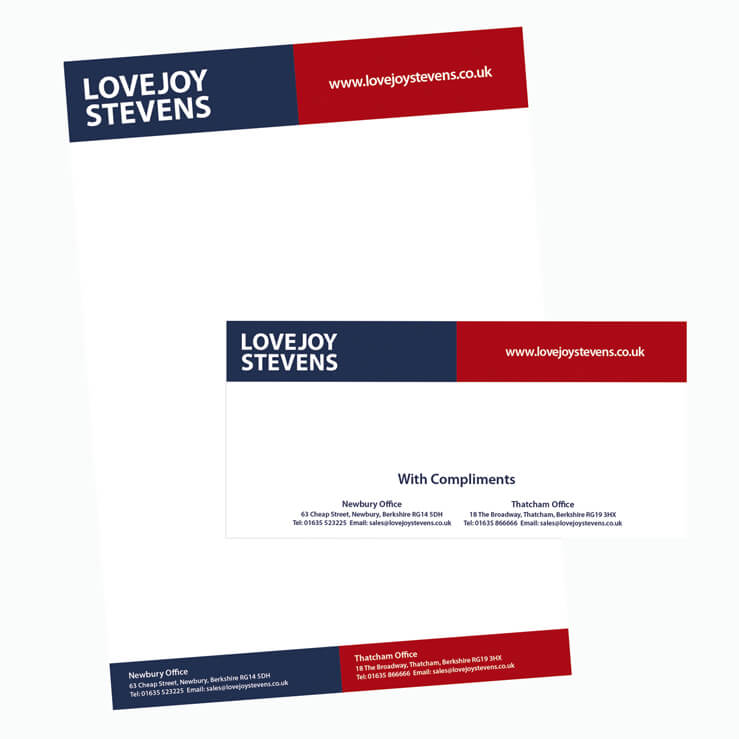 Estate Agent letterhead Lovejoy