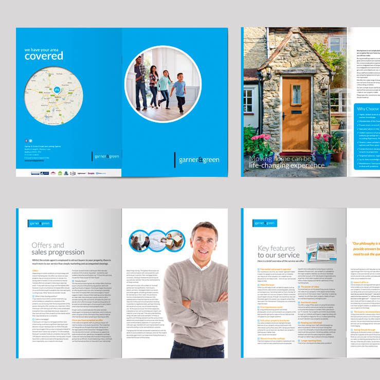 Estate agents 20 page sales brochure