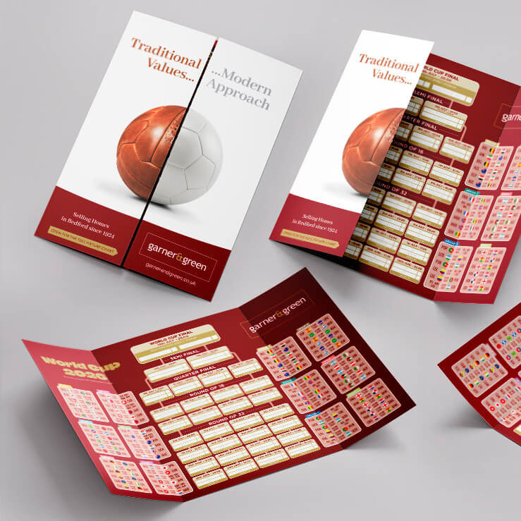 World Cup 2026 gatefold leaflet