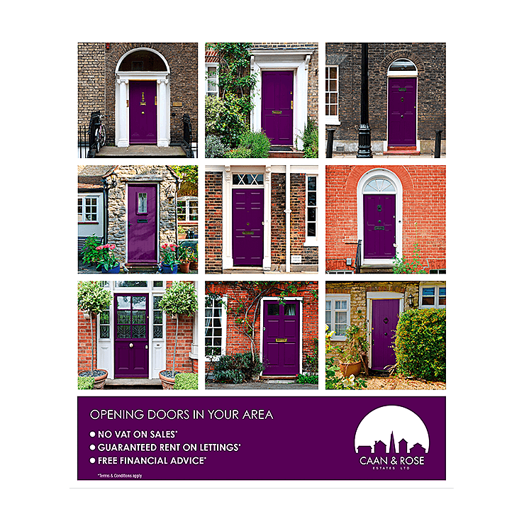 Purple Front doors