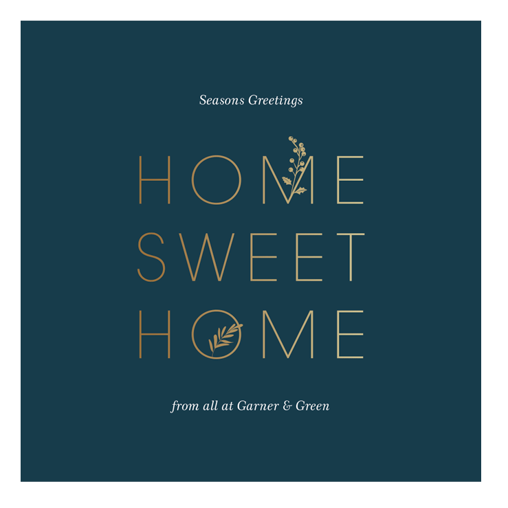 Foiled Christmas Card