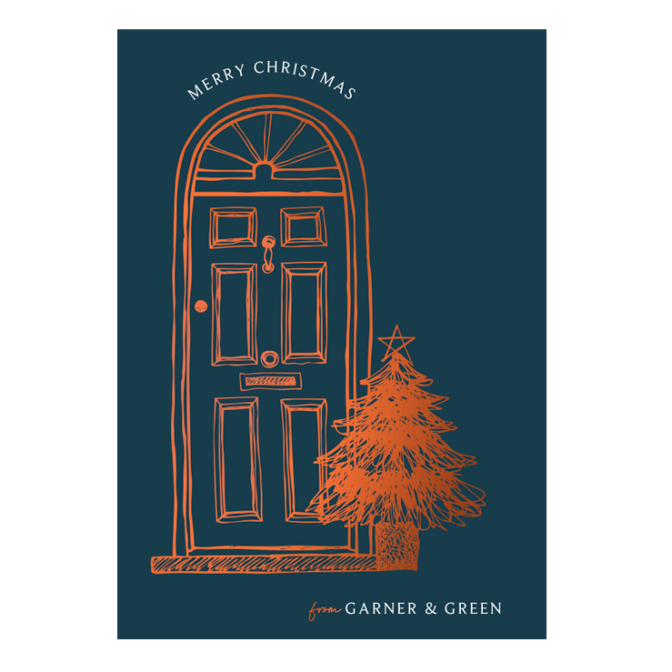 Foiled Christmas Card