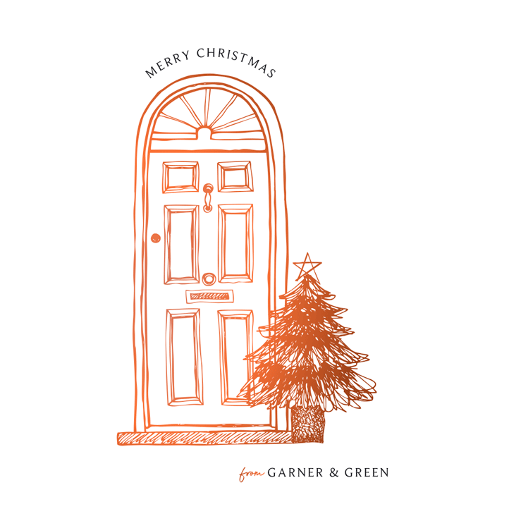 Foiled Christmas Card