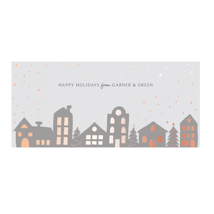 Foiled Christmas cards