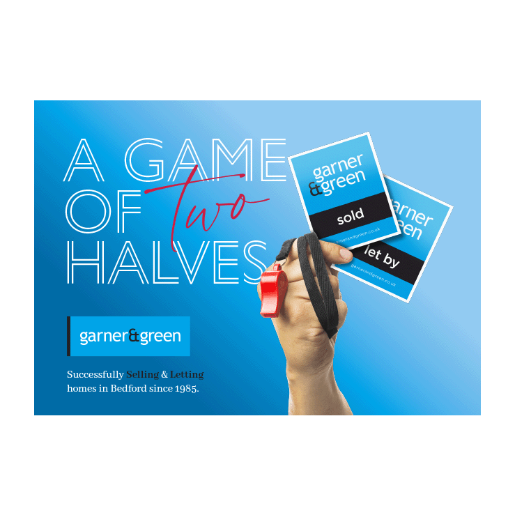 A game of 2 halves,  Euro 2024 leaflet design 