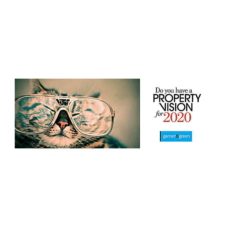 Cat with glasses flyer