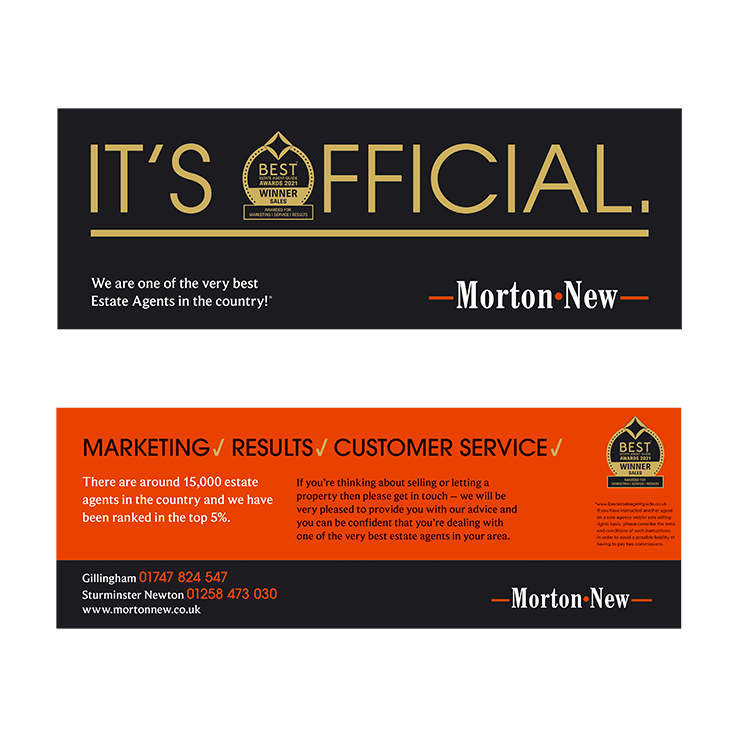 Property awards leaflet design