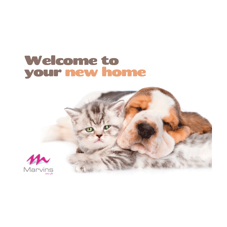 Dog & Cat New Home Card