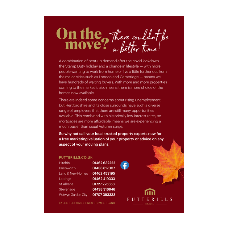 On the move this autumn