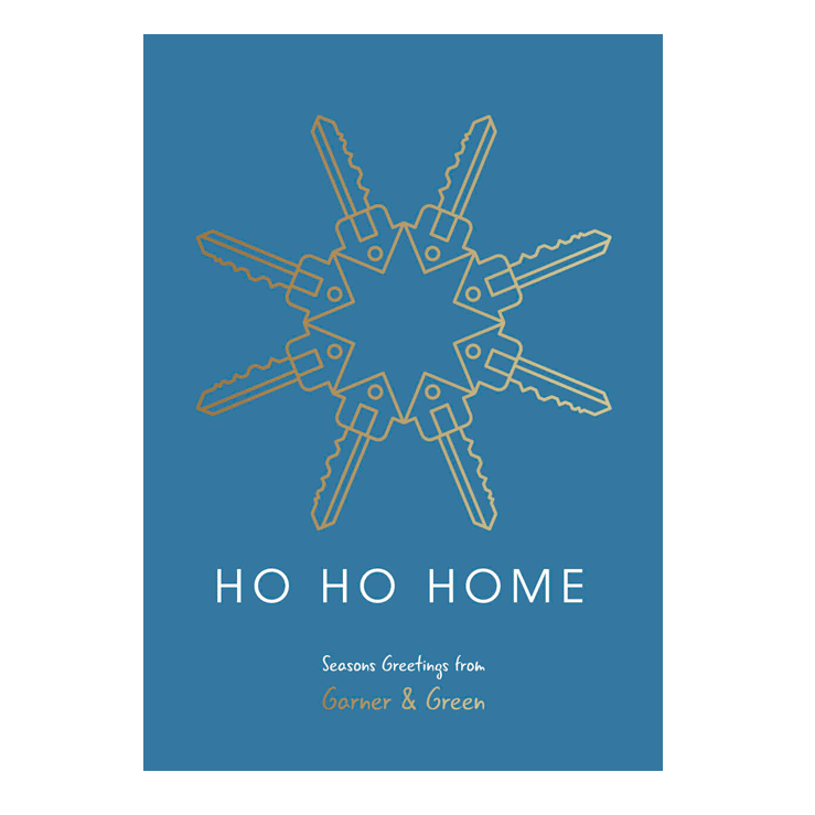 Metallic Foiled Christmas card