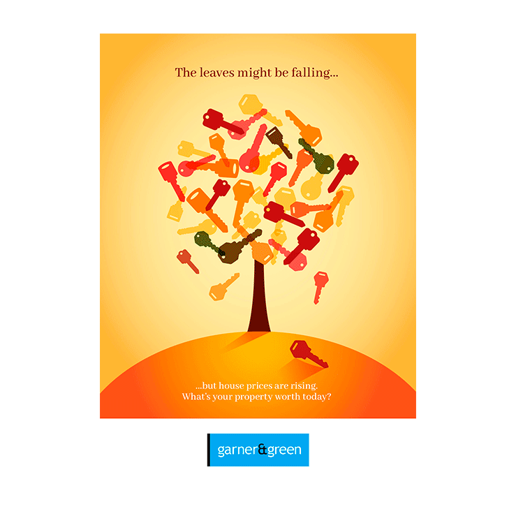 Illustration of a tree with coloured house keys instead of leaves.