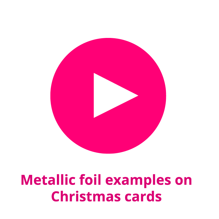 Examples of metallic foil finishes