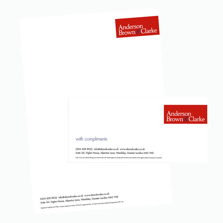 Estate Agent letterhead ABC