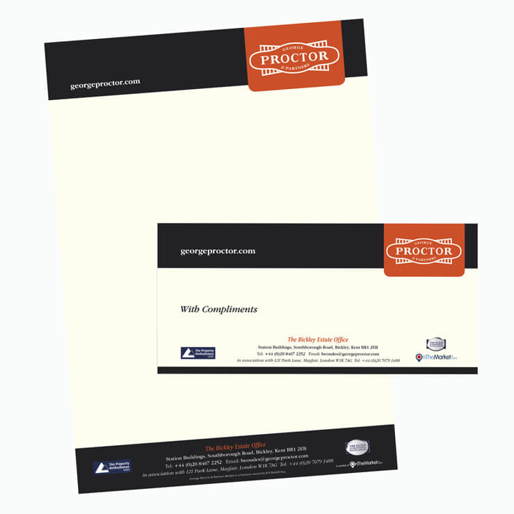 Estate Agent letterhead GProctor