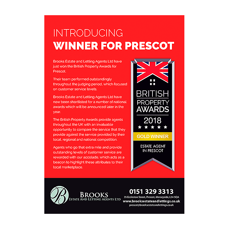 British Property Awards leaflet design