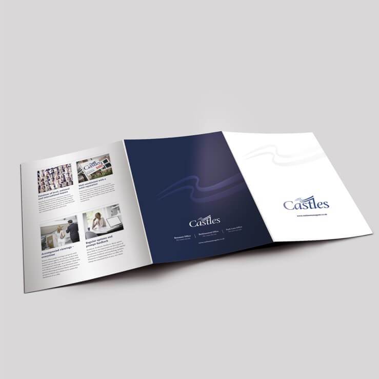 Estate agents 6 page folder outer castles