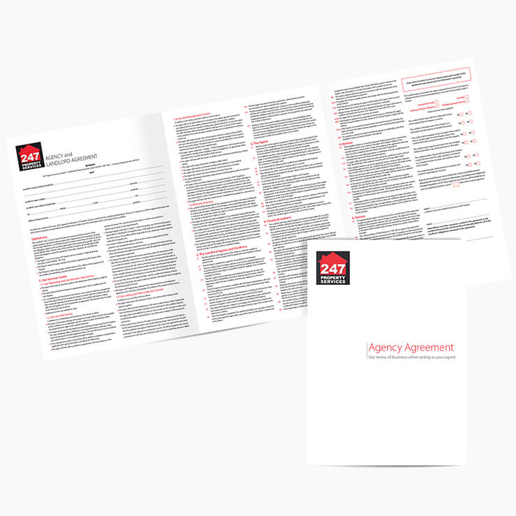 Lettings Agents Agreement template NCR FE 6p247