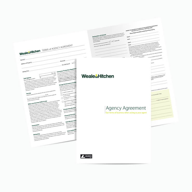 Estate agents agreement template NCR Weale