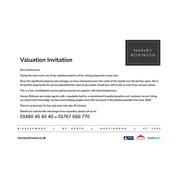 Valuation invitation 
