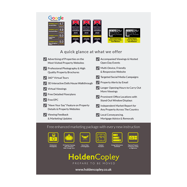 Estate agent leaflet