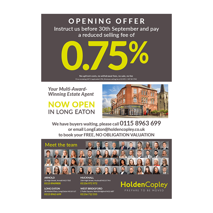 New estate agent office opening